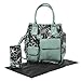 Tippitoes Girl About Town Changing Bag (Turquoise/Black Floral)