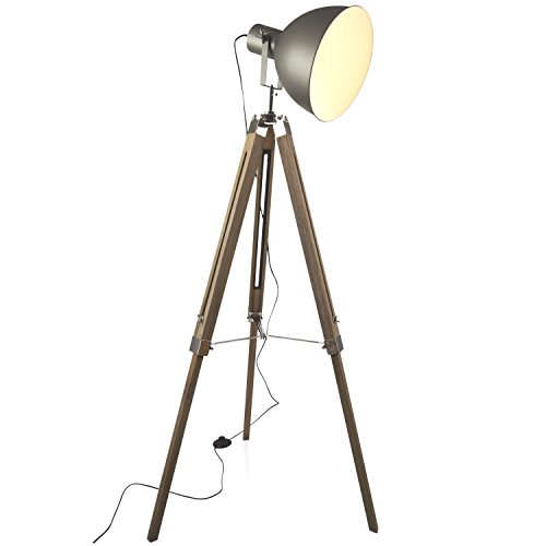 Tripod Stehlampe Tischleuchte Industrial Design Stehleuchte höhenverstellbar mq-l53 - 6