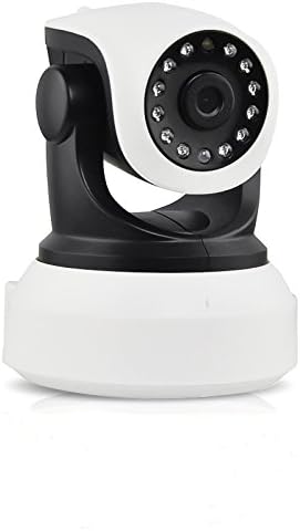 Wifi IP Camera 720P HD Night Vision Automatic WiFi Camera, 280 Degree Rotating/80 ° – Spy with Network Connection – Alarm – Two-way Audio, Appunterstützung EC11813