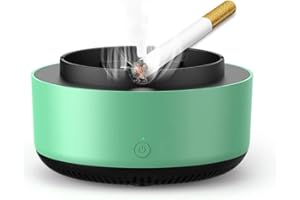 CNANRNANC Luftreiniger Aschenbecher, Multifunktions Aschenbecher Lufterfrischer wiederaufladbare USB rauchfreie Lufterfrischer Aschenbecher für Home/Office/Auto Air Purifier Smokeless