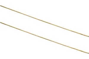 sourcing map 2Pcs H62 Brass Round Tube, 3mm OD 0.5mm Wall Thickness 300mm Length Seamless Precision Straight Pipe Tubing for DIY Projects Crafts Gardening Industry Precision Applications