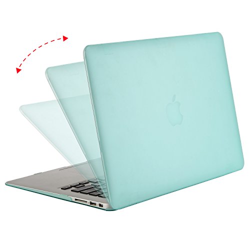 MOSISO MacBook Air 11 H  lle - Ultra Slim Hochwertige Plastik Hartschale Tasche Schutzh  lle Snap Case f  r MacBook Air 11 Zoll  A1370 A1465   Mint Gr