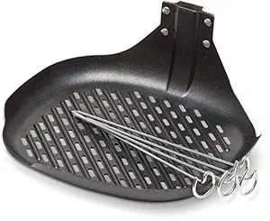 Philips Kitchen Appliances Grill Master Accessory Kit with Grill Pan and Skewers for Philips Airfryer compact models HD9941/00, Black