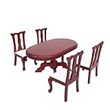 🐳 -- 【Material】Diese hochwertigen Puppenmöbel halten viel Liebe aus. Jede Kollektion zeichnet sich durch edle Holzverarbeitung und charmante Details aus. Perfekt in alle Miniaturmöbel und Mini-Wohnaccessoires integriert.