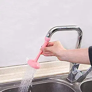 BK Water Saving Kitchen Faucet Accessories Flexible Sink Tap Sprayer Attachment Adjustable Faucet Adapter Nozzle Spout Kitchen - Multicolour (1)