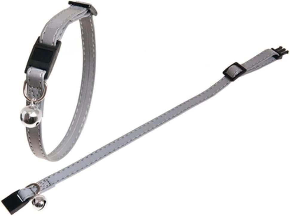 Karlie Reflektörlü Kedi Tasma Çıngırağı, 30 cm, Gümüş