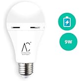 AC AYDINLATMA 9W Şarjlı Ampul 6500K (Beyaz Işık)