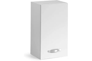 WEBMARKETPOINT Pensile per cucina componibile bianco frassinato Cm 40x32xH 72 1 anta