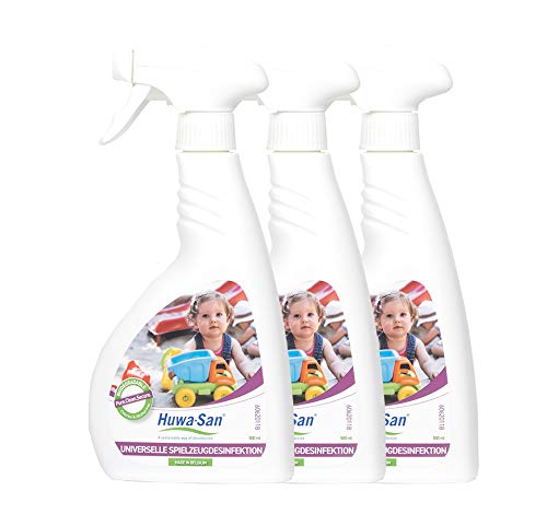 Huwa-San Kids Hygienespray Umgebungs- und Spielzeugdesinfektion (3 x 500ml Vorteilspack)
