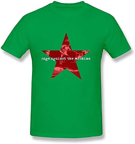 Men's Rage Against The Machine Logo Crew Neck T Shirts XX-Large