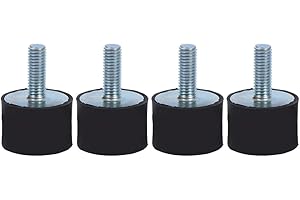 ‎PSYTFEI Gummi Anti Vibration Silentblock 4 Stücke Auto Stoßdämpfer Dämpfungs Silent Block M8 M6 Vibrations Isolation Schwingungsdämpfer Silentblock Automatische Bootspulen (VD30*20 M8*23)