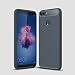 Produktbild GOGME Huawei P smart Hülle, Silikon TPU Schale [Carbon Fiber Series] Flexibles TPU Anti-Scratch Super Weiche Schutzhülle, Grau