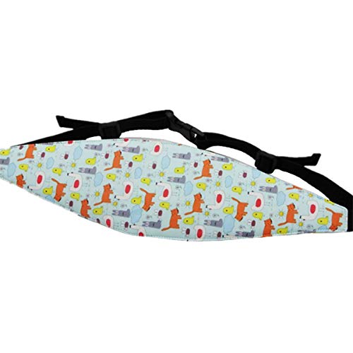 Preisvergleich Produktbild Autositzgurt-Bezüge für Kinder, verstellbare Schulterpolster, Sicherheitsgurt-Schutz, Plüsch, weich, Auto-Sicherheitsgurt, Kopfstütze, Nackenstütze für Kinder Baby, D