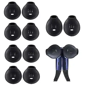 Ytm 10 pcs (5 Pair) for S6 Earbuds Level u Buds | Level u Ear Tips | Earbuds for Level u Earbuds | in The Ear Headphone Cushion | Black 10 pcs