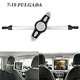 5, alta calidad y seguridad: soporte para tablet coche hecho de material ABS de alta calidad para el soporte y aluminio para la varilla, es lo suficientemente resistente para un uso prolongado y le brinda un viaje más agradable y seguro. Usted si no está satisfecho con él.