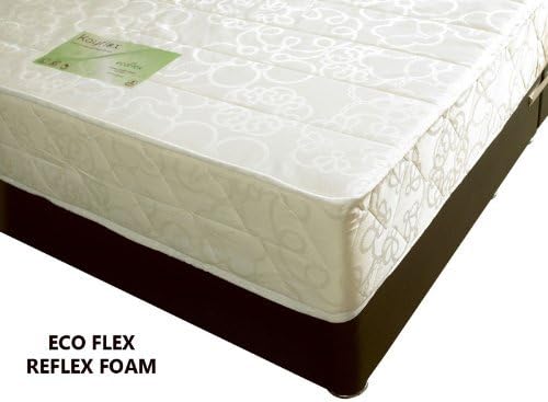KAYFLEX 3FT, 4FT, 4FT6, 5FT, 6FT ECOFLEX FOAM MATTRESS WITH 5 YEARS UK WARRANTY (5FT KINGSIZE)