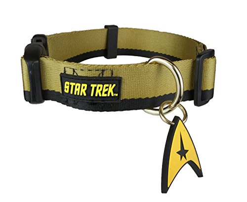 Preisvergleich Produktbild Star Trek Pet Gold Uniform Hundehalsband / L