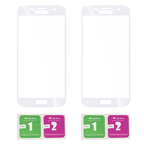 [2-Stücke] Galaxy S7 Panzerglasfolie, ZXK CO 9H Hartglas Tempered Glass 3D Curved Screen Protector Full Coverage Hartglas Schutzfolie für Samsung Galaxy S7 100% durchsichtiger Panzerglas Screen Protector 3D Touch – Rahmen Weiß - 6