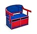 Delta Children 3-in-1 Storage Bench and Desk (Blue/Red)