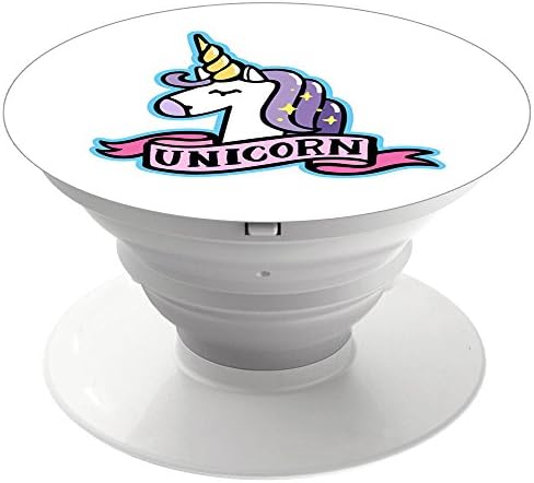 Mobile Phone Holder Expanding Stand Grip Pop Mount Socket for Smartphones iPhone and Tablets-unicorn