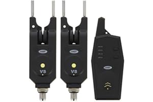 NGT Carp Fishing 2pc Wireless Alarm and Transmitter Set with 200m Range (VS)