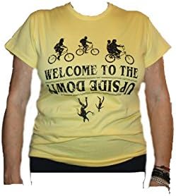 T Shirt Lady. Stranger Things. Welcome To The Upside Down. Bycicle (XXL)