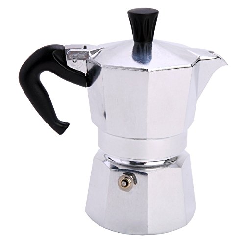 ducomi® Haus – Moka Express 1 tazza silber / schwarz - 3