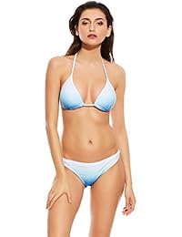 Asvert Bikinis Traje de Bañadores Mujer Natación de Poliéster Suave y Elástico para Playa y Piscina
