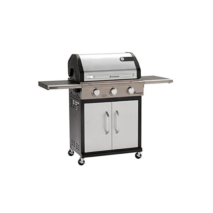 Landmann Gasgrillwagen Triton 3 Mit Pts Silber