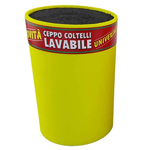 BIERRESTORE Ceppo Universale PORTACOLTELLI Lavabile Mis Piccola con Aghi