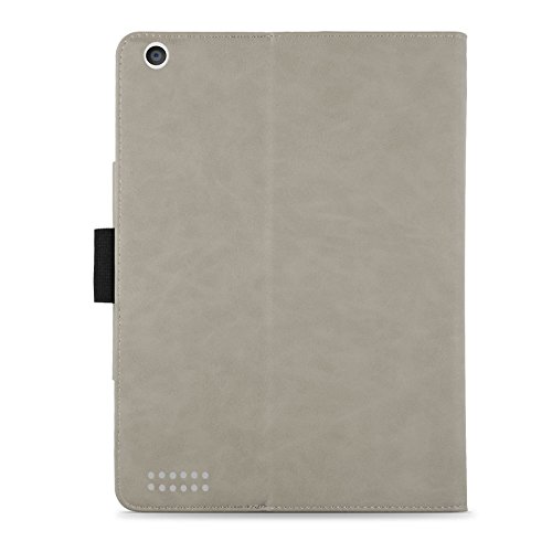 iPad 4 Hülle – JAMMYLIZARD Ledertasche Smart Cover mit Standfunktion (mit Retina) für iPad 4. 3 & 2, OLIVGRAU & HONIG, [MIT STIFT-HALTER] - 6