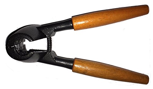 CT Profi robust Massiv Eisen Nussknacker Holzgriff Federung Nußknacker Nusszange Nussbrecher Nussöffner Nutcracker - 2