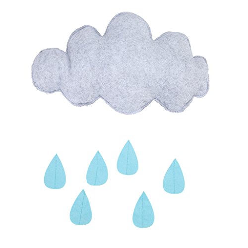 Gazechimp Décoration de Chambre d'Enfant Décoration Suspendue Murale - Gris, comme décrit