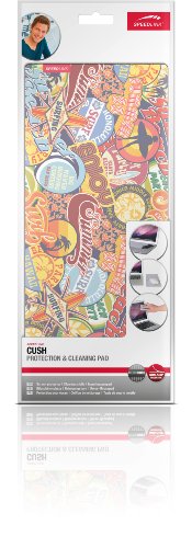 Speedlink Cush Sticker Reinigungstuch/Tastaturschutz/Mauspad (Mikrofaser, reinigt streifenfrei Monitore/Tablets, Mausunterlage für unterwegs) - 4