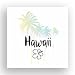 Produktbild 2 x Hawaii Surf Surfen Vinyl Aufkleber Reise Gepäck # 7634 - 15cm/150mm Wide