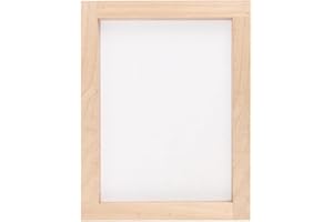 ANCLLO Antike Papierherstellungsmethode Holzpapierherstellung Basteln Papierherstellung Form Rahmen Bildschirm für DIY Handwerk Zubehör 19 x 25 cm