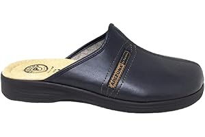 PATRIZIA AZZI Pantofole invernali Uomo classiche Arizona by Patrizia Made in Italy sottopiede in Vera Pelle