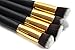 niceeshop(TM) 4 Pieces Pro Foundation Makeup Tools Cosmetic Brush Blending Face Eye Brush Kit Sets,Gold