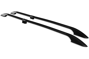 OMAC Rieles de techo compatibles con Mercedes Vito W639 W447 2003-2023 L3 RS extralargo negro 2X