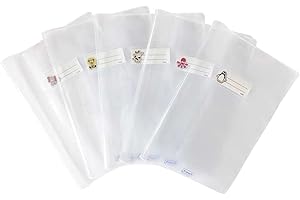 Favorit, Copertine Quaderni A4 con Etichetta, 10 Pezzi, Trasparenti