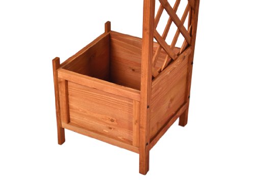 Nexos Holzeingang Torbogen Rosenbogen Rankhilfe Spalier Pergola Topfstellplätze Holz - 5