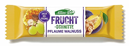 Preisvergleich Produktbild Fruchtschnitte Pflaume-Walnuss - ALLOS