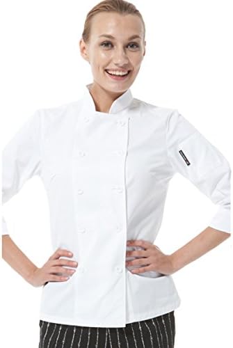 XINFU Chef's Uniform Long Sleeve Air Work Clothes For Men and Women Decoration Restaurant Kitchen White Chef Coat