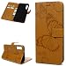 Produktbild PHONE CASE HOME Galaxy A7 2018 Hülle aus PU-Leder Flip-Etui mit Etui Shockproof Butterfly Art Geprägte, weiche Rückseite aus Silikon mit Kartenhalter-Slots Schlanker Gummi-Schutzhülle für Samsung Gala