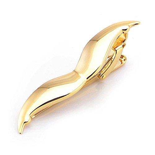 Kemstone Gold Plated Moustache Clip on Mens Jewelry