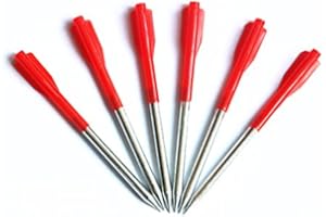 e5e10 Crossbow Bolts 4.3-Inch Aluminum Pistol Crossbow Arrows for 50-80 Lbs Crossbow, Red