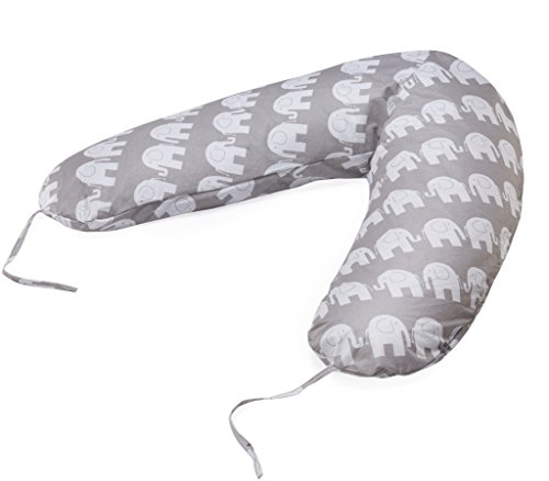 BIO Dinkelspelz Seitenschläferkissen / Stillkissen / Lagerungskissen 190 cm lang von be mama! Naturprodukt inkl. Bezug (abnehmbar) - 2