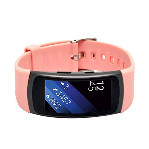 Preisvergleich Produktbild Woodln Gear Fit2 Smart Watch Zubehör Uhrenarmbänder Replacement Strap Band Uhrenarmband Erstatzband Armband für Samsung Gear Fit 2 R360 Fitness Smartwatch (Pink)
