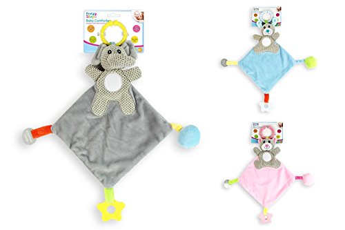 First Steps Baby Comforter 20X20cm 3 Designs Kids Toys