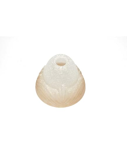 6 Vetri Di Ricambio Per Lampadario – Giallo E Bianco, Ideali Per Applique E Lampade